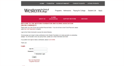 Desktop Screenshot of community.westerntc.edu